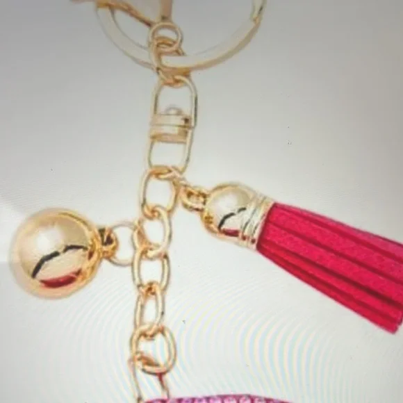 🍒4/$20 Rhinestone Puffy cowgirl hat 🌺 NEW bag charm  💕💕 - Picture 2 of 4